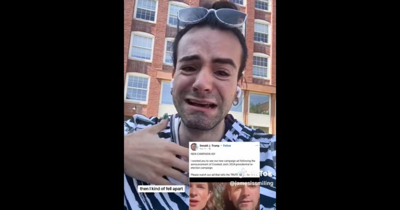 Social media "influencer" James Rose talks about appearing in a campaign ad for former President Donald Trump.