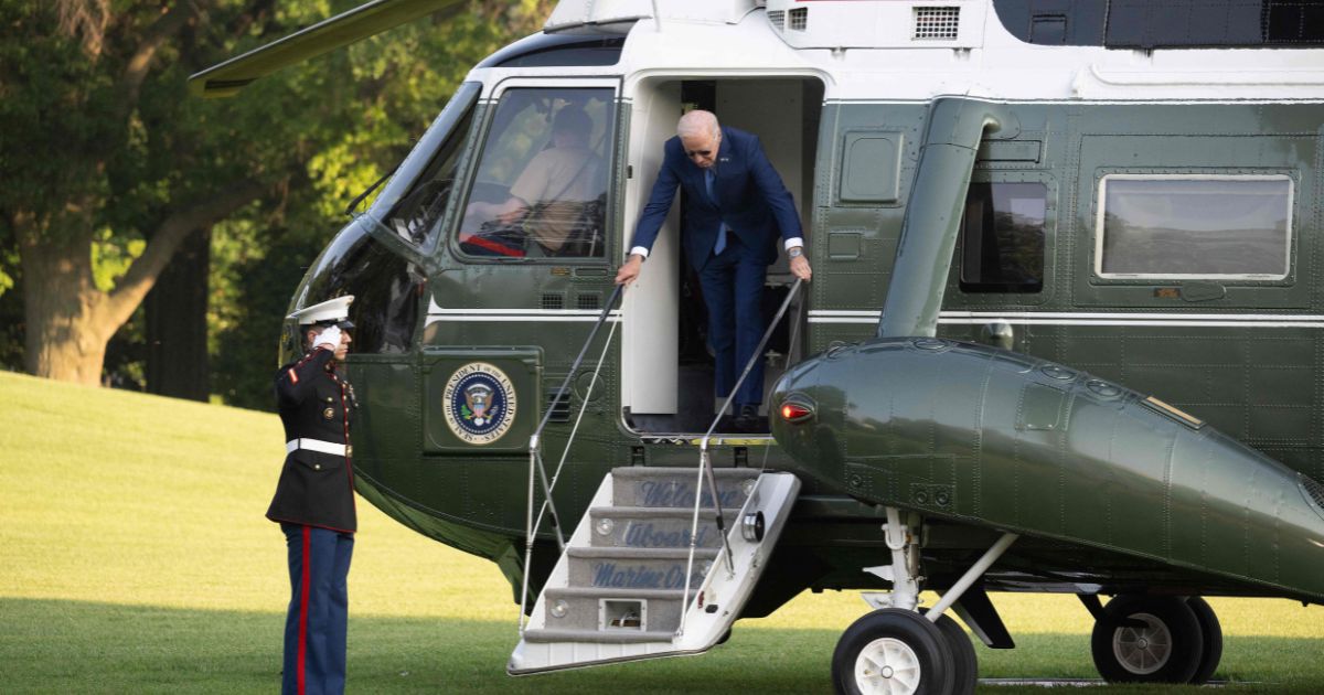 Biden hurt himself again after Air Force Commencement fall.