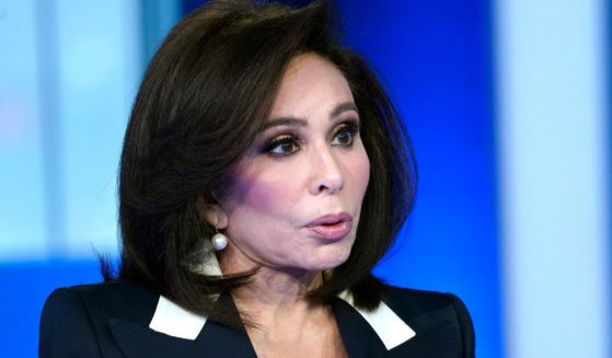 Judge Jeanine Pirro conducts an interview during Fox News' “The Five” in New York City on May 15.