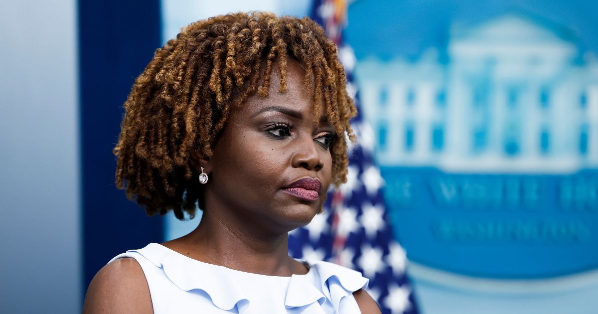 White House press secretary Karine Jean-Pierre was not happy with the line of questioning by reporters.