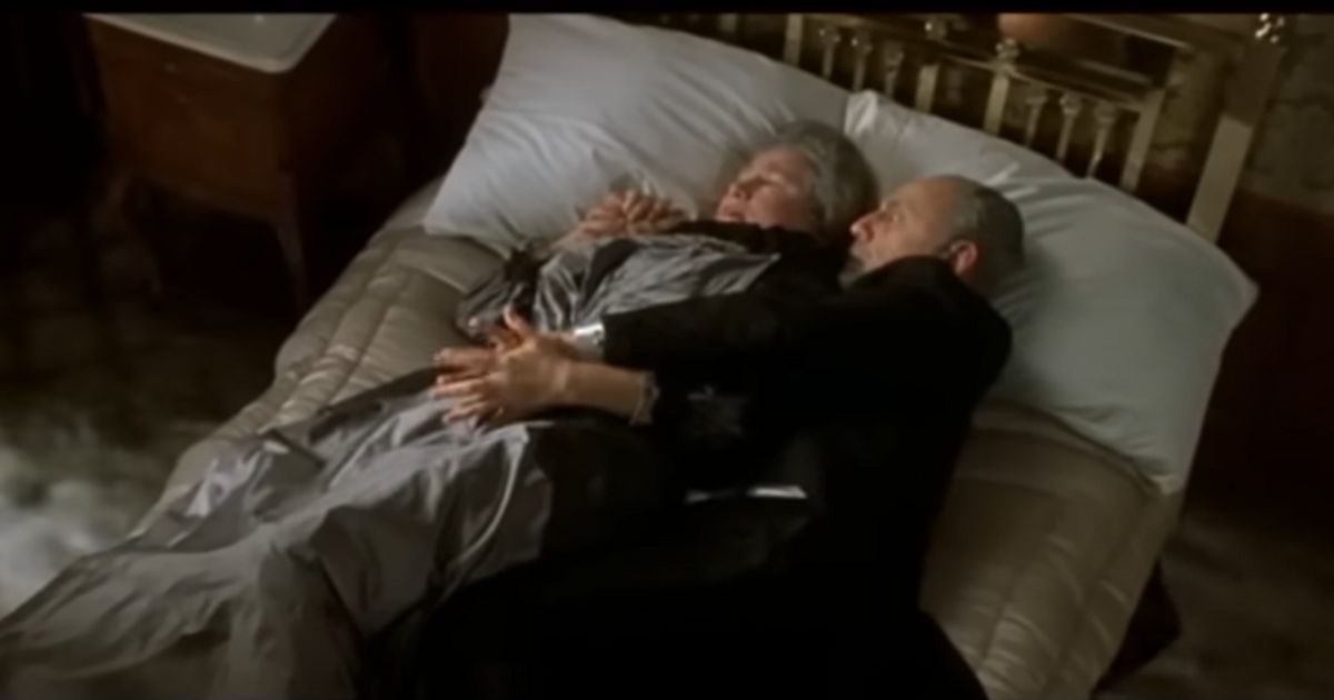 Lew Palter and Elsa Raven play Isidor and Rosalie Ida Straus in the 1997 film "Titanic."