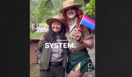 The drag queen and social media influencer boasted that "gay people are literally taking over the national park system."