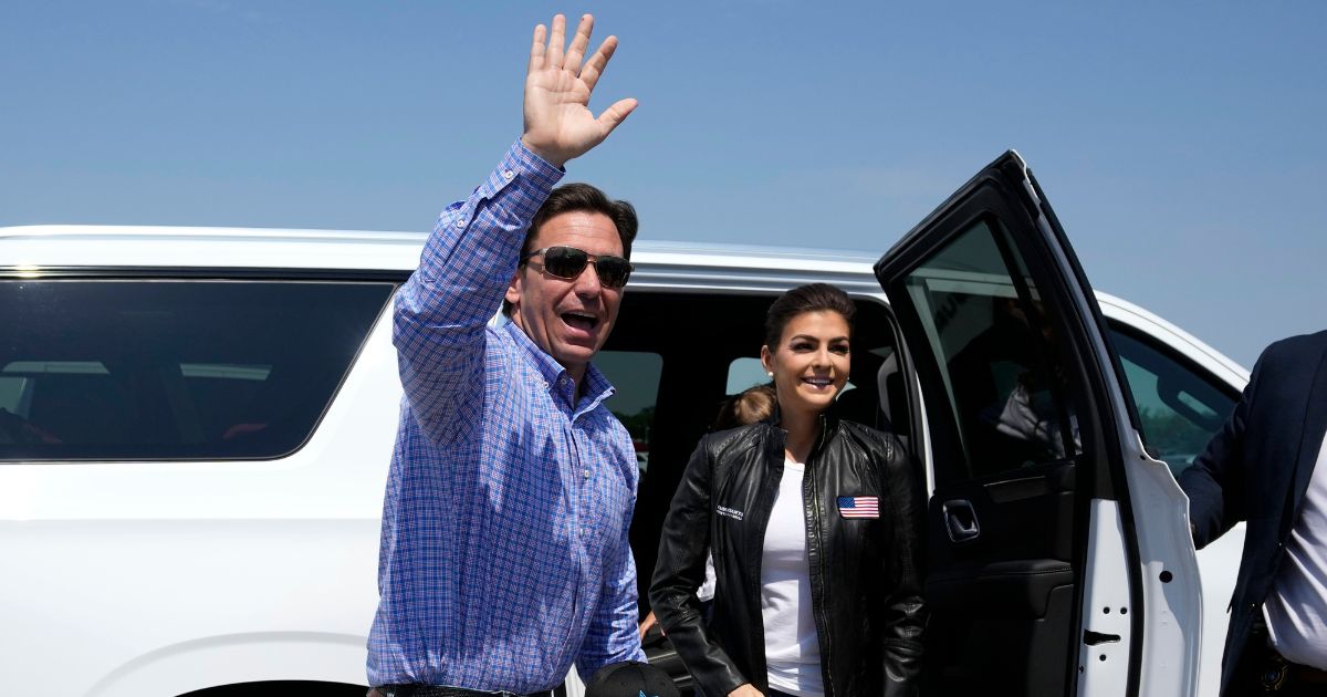 Florida Gov. Ron DeSantis and his wife Casey