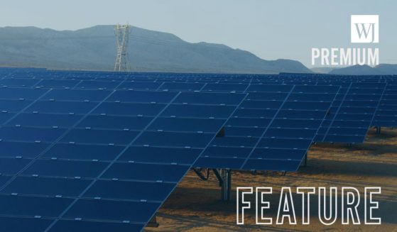 Nearly 2 million solar panels make up the Catalina Solar project, pictured in 2013, in California's Mojave desert.