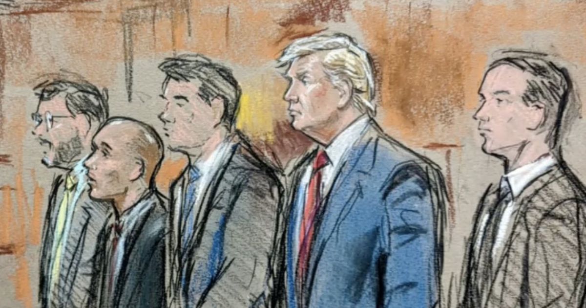 Sketch artist defends Trump courtroom portrait against claims of making him appear too young and good-looking.