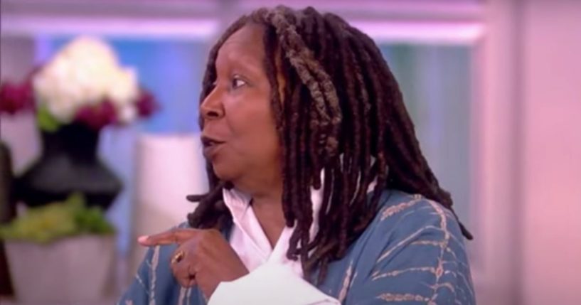 Whoopi Goldberg makes a point on ABC's "The View."