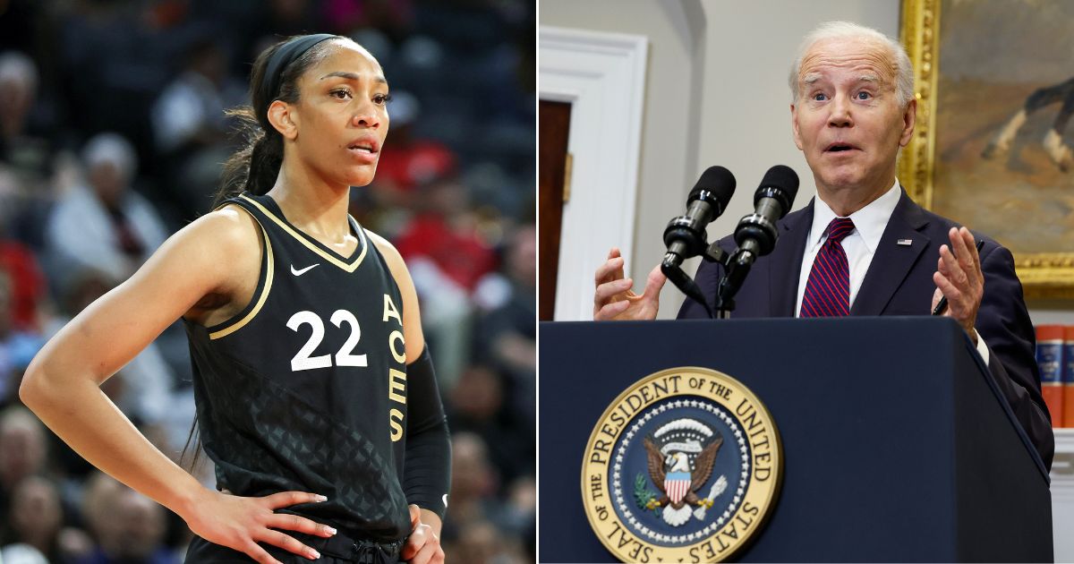 Joe Biden’s message sparks explicit reply from WNBA player.