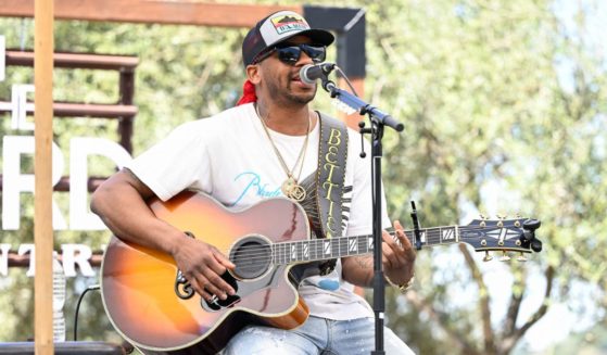 Singer Jimmie Allen performs on Day 3 of Live In The Vineyard Goes Country at Regusci Winery on April 27 in Napa, California.