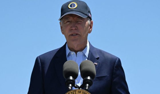 President Joe Biden delivers remarks on on his administration's environmental efforts in Palo Alto, California, on Monday.