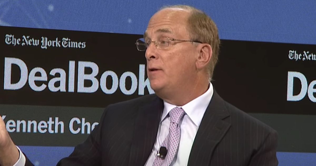 BlackRock CEO reveals evil deeds at company to audience.
