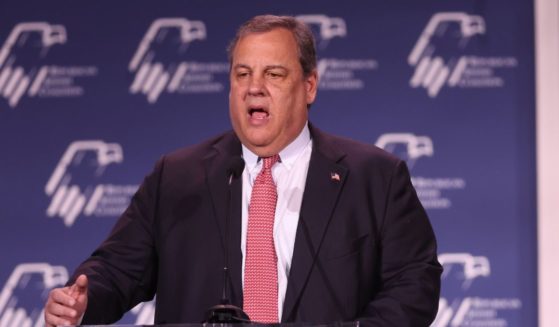 Former New Jersey Governor Chris Christie speaks at the Republican Jewish Coalition annual leadership meeting on November 19, 2022, in Las Vegas, Nevada.