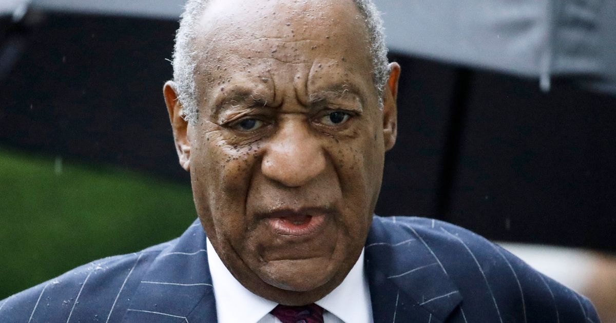 Bill Cosby arrives for a sentencing hearing following his sexual assault conviction at the Montgomery County Courthouse in Norristown, Pennsylvania.