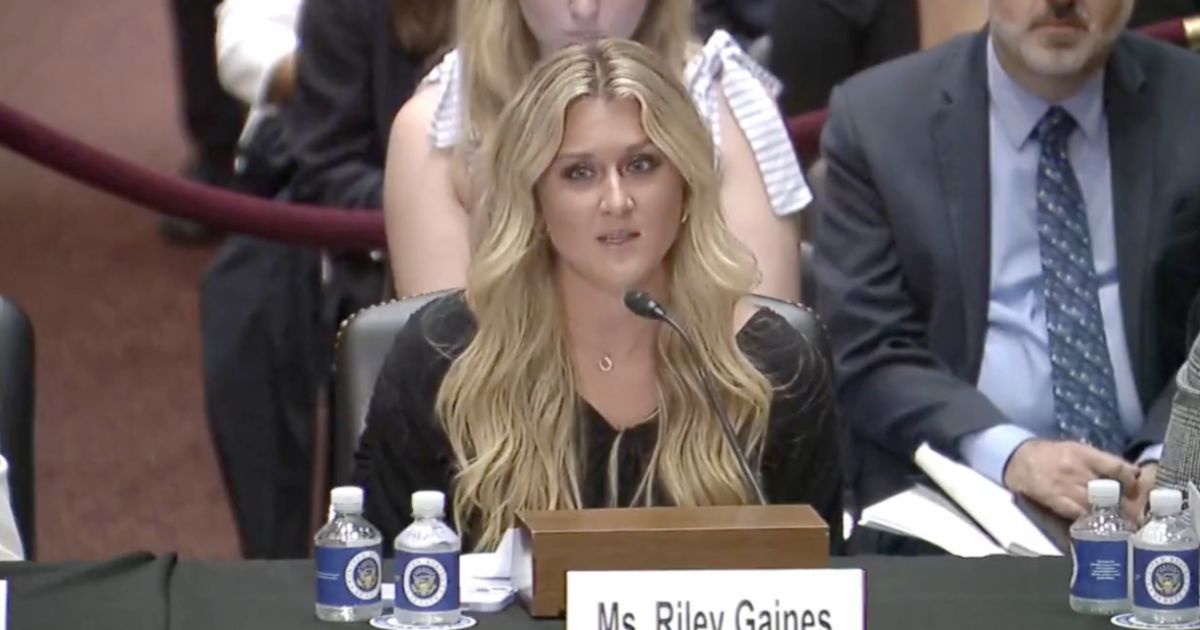 Riley Gaines critically examines leftists’ claims in Senate LGBT ‘Rights’ hearing.