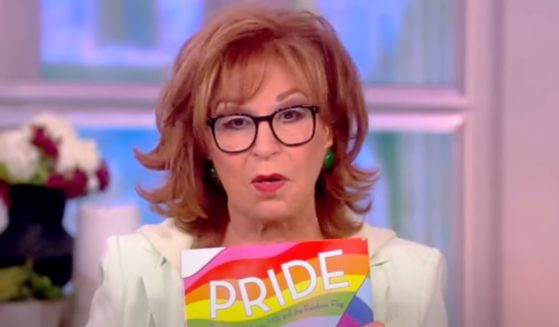 This YouTube screen shot depicts "The View" co-host Joy Behar discussing "pride" books.