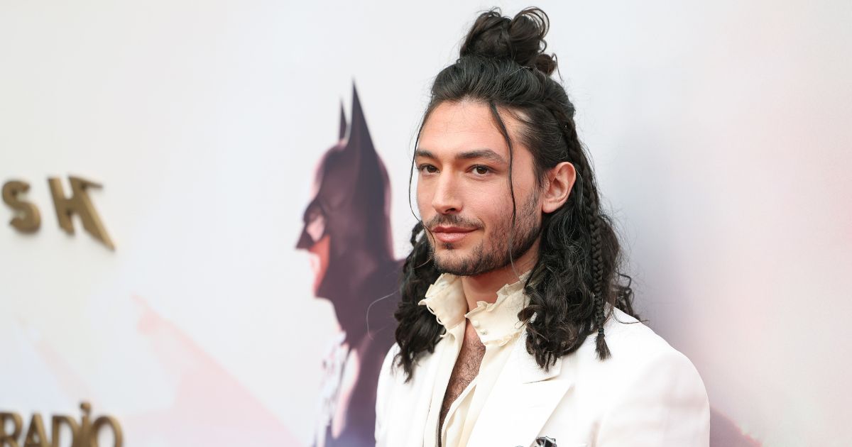 Ezra Miller attends the Los Angeles premiere of Warner Bros. "The Flash" at Ovation Hollywood on June 12 in Hollywood, California.