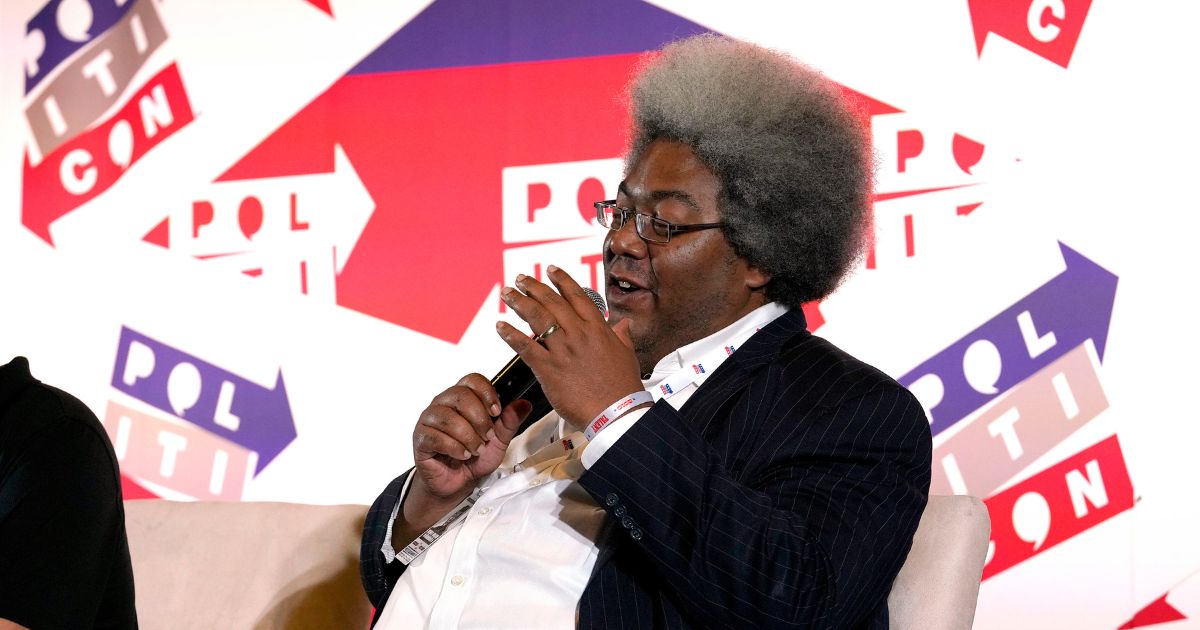Elie Mystal speaks onstage during the 2019 Politicon at Music City Center on October 26, 2019 in Nashville, Tennessee.