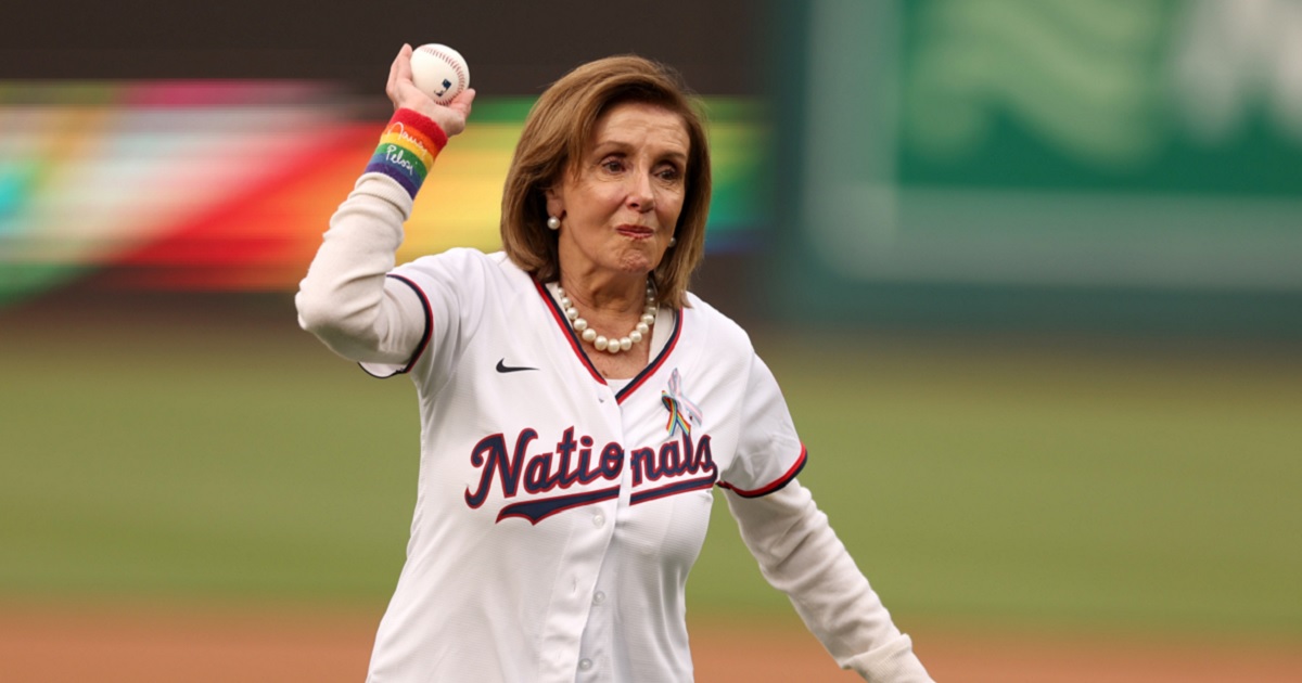 Pelosi mocked at Nationals’ ‘Pride’ Night, but pitch not the issue.