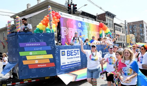 Atmosphere during the 2023 Kentuckiana Pride Festival Parade on Saturday in Louisville, Kentucky.