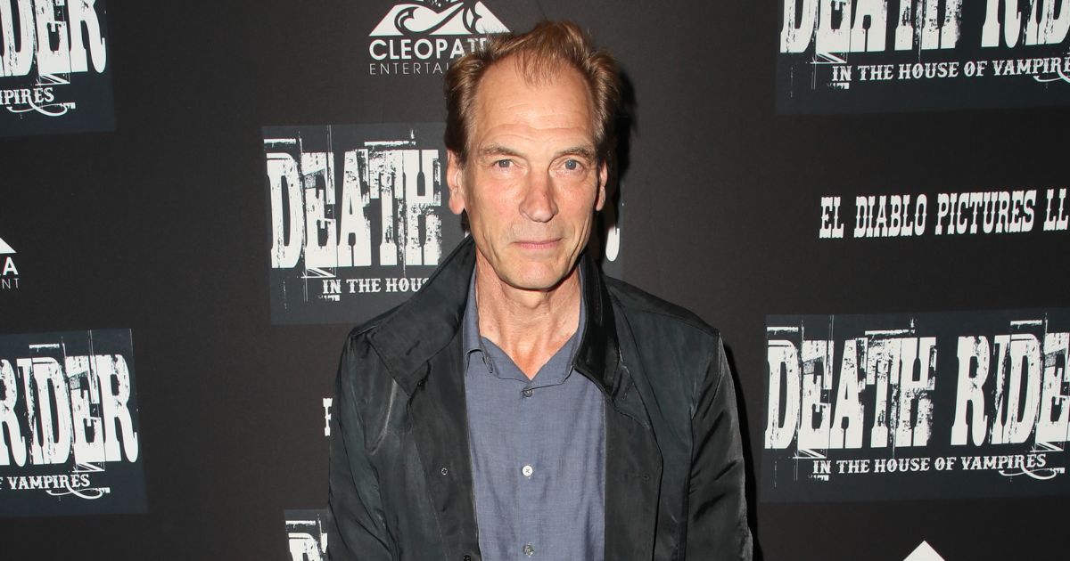 Julian Sands attends the premiere screening of "Death Rider In the House of Vampires" at Regency Village Theatre on Aug. 18, 2021, in Los Angeles.