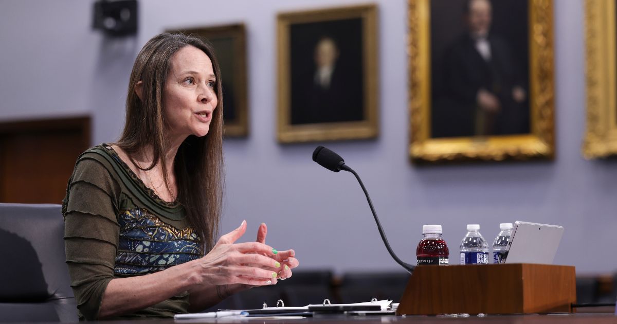 Cybersecurity and Infrastructure Security Agency Director Jen Easterly testifies before a House Homeland Security Subcommittee at the Rayburn House Office Building on April 28, 2022, in Washington, D.C.