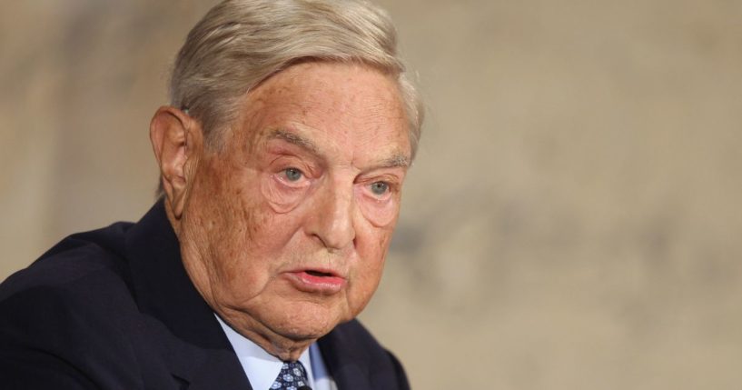 Billionaire investor George Soros speaks on "The Tragedy of the European Union" as a guest of The Institute for Media and Communications Policy on Sept. 10, 2012, in Berlin.