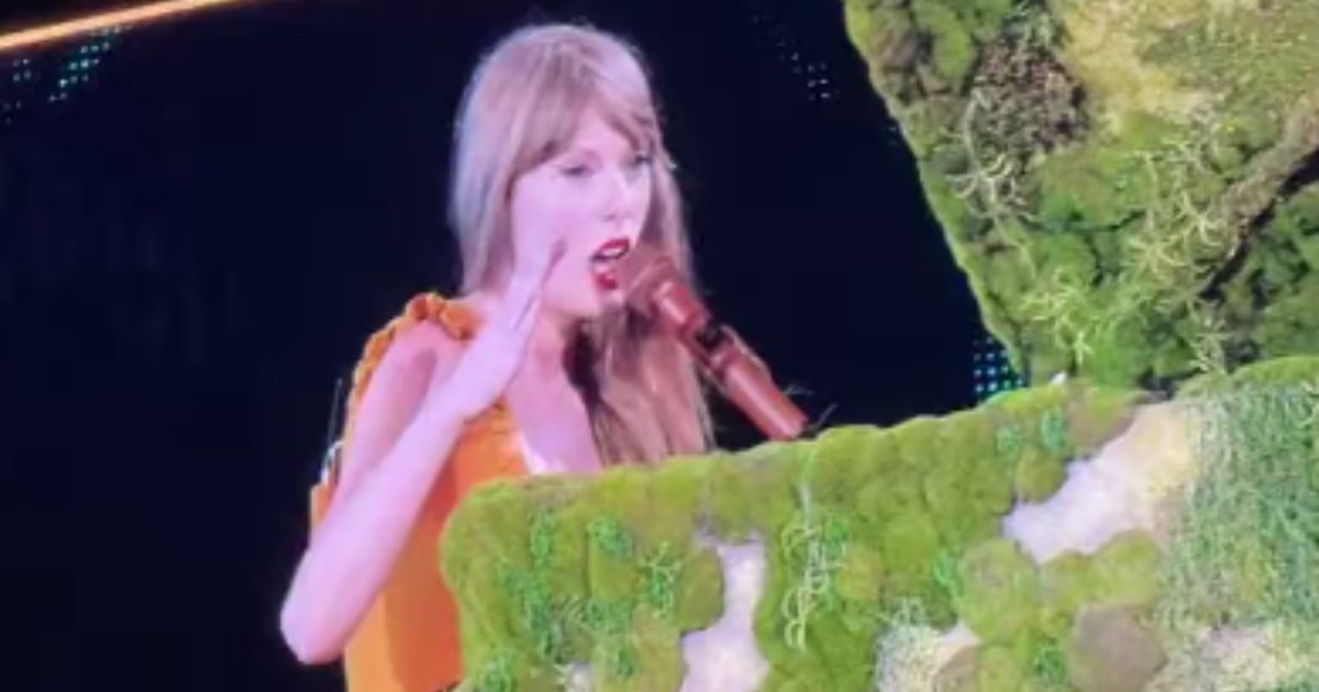 Taylor Swift stops concert to address young fans, may not please Christian parents.