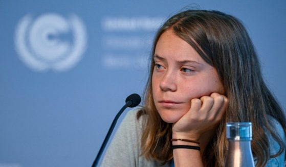 Swedish climate activist Greta Thunberg takes part in a press conference at the UNFCCC SB58 Bonn Climate Change Conference on June 13 in Bonn, Germany.