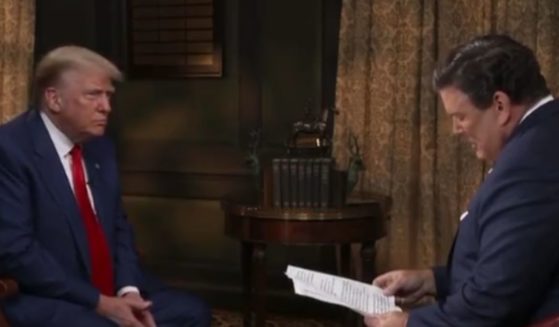 Former President Donald Trump speaks with Fox News' Bret Baier.