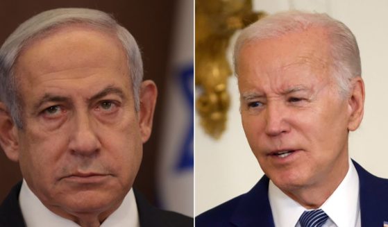 Israeli Prime Minister Benjamin Netanyahu attends the weekly cabinet meeting in his office in Jerusalem, on Sunday. President Joe Biden speaks as he announces a $42 billion investment in high-speed internet infrastructure during an event in the East Room of the White House on Monday in Washington, D.C.