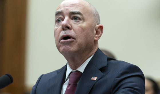 Homeland Security Secretary Alejandro Mayorkas testifies before the House Judiciary Committee hearing on Oversight of the U.S. Department of Homeland Security on Capitol Hill in Washington, D.C., on Wednesday.