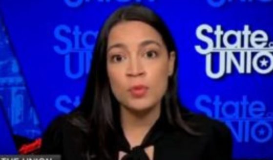 Rep. Alexandria Ocasio-Cortez appears on "State of the Union" on Sunday.