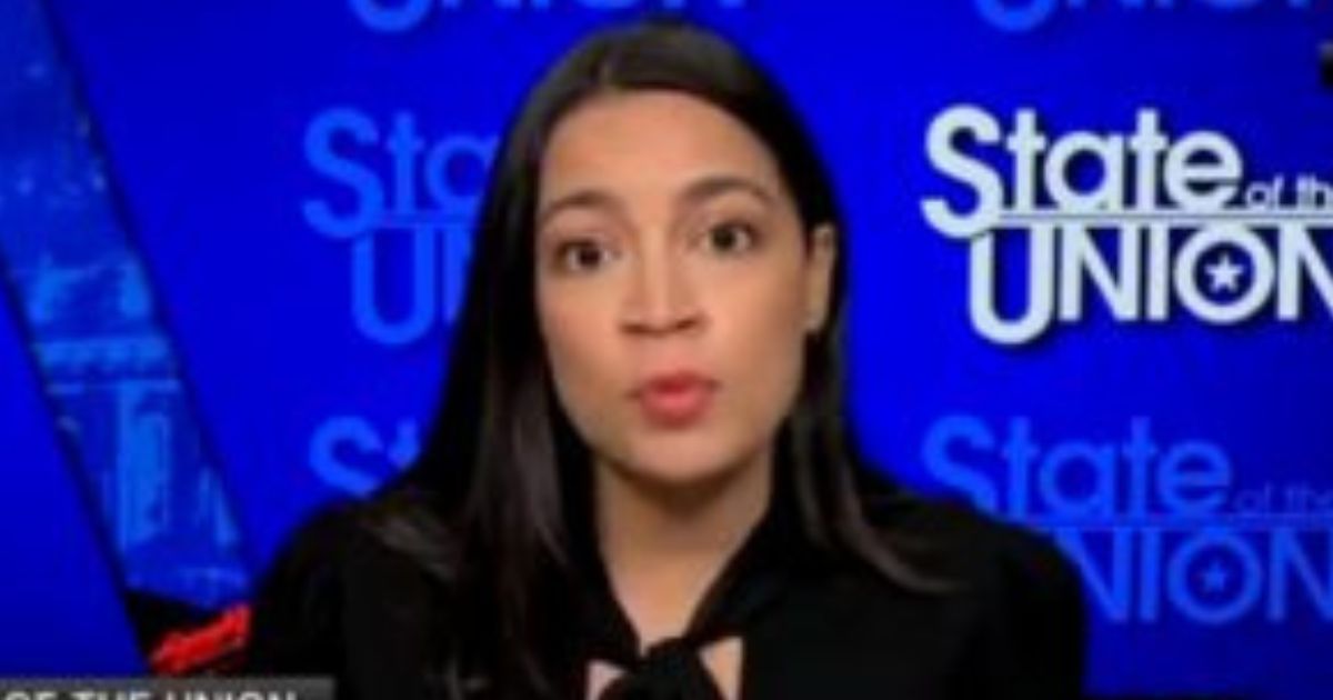 Rep. Alexandria Ocasio-Cortez appears on "State of the Union" on Sunday.