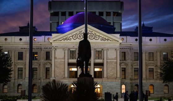 The Arizona State Capitol Building is pictured in Phoenix, Arizona, on Nov. 15, 2022.