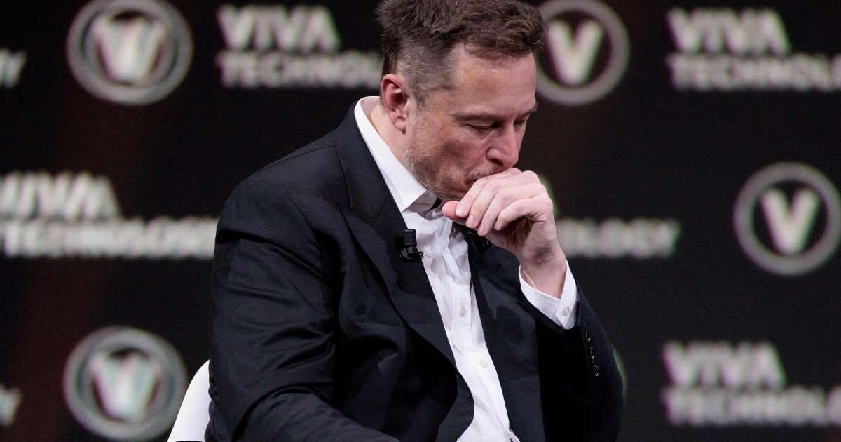 Elon Musk attends an event in Paris on June 16.