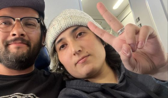Gustavo De Leon, left, posted a photo on Sunday after reuniting with his sister, Monica De Leon Barba, right, who was kidnapped in Mexico in November.
