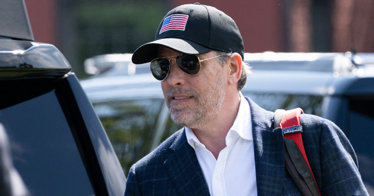 Hunter Biden walks to an SUV after arriving in Washington, D.C., on Tuesday.