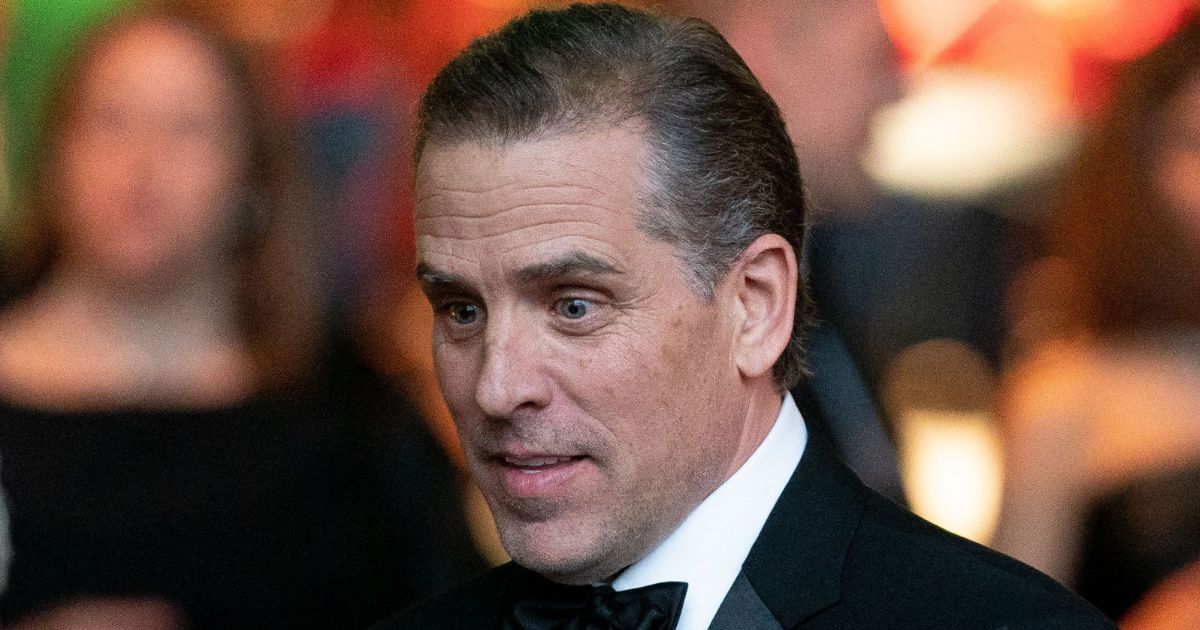Hunter Biden arrives for a toast during an official State Dinner in honor of India's Prime Minister Narendra Modi at the White House in Washington, D.C., on June 22.