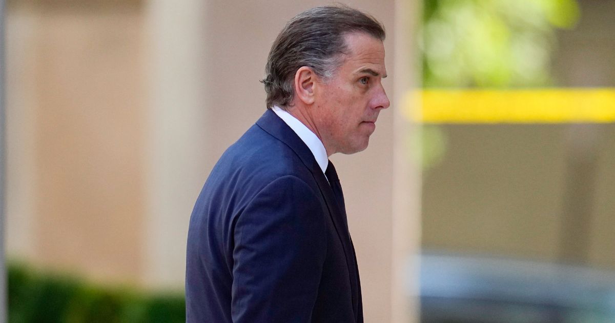 Hunter Biden arrives for a court appearance in Wilmington, Delaware, on Wednesday.