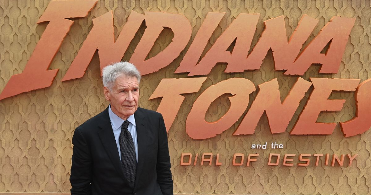 Harrison Ford attends the "Indiana Jones and the Dial of Destiny" U.K. premiere on June 26 in London.