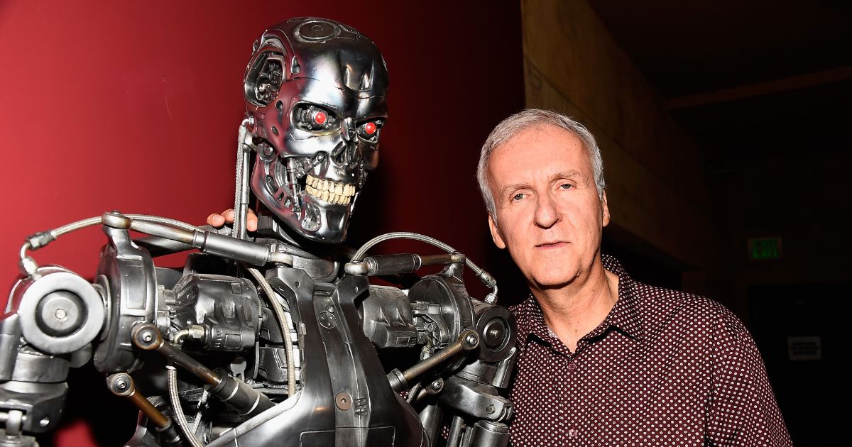 Director James Cameron attends the American Cinematheque 30th Anniversary Screening Of "The Terminator" Q+A at the Egyptian Theatre in Hollywood, California, on October 15, 2014.