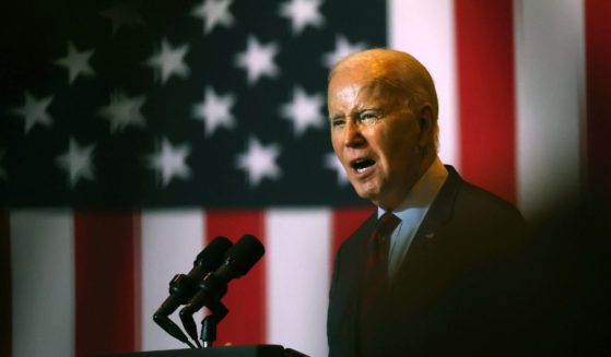 President Joe Biden speaks on Thursday in Philadelphia.