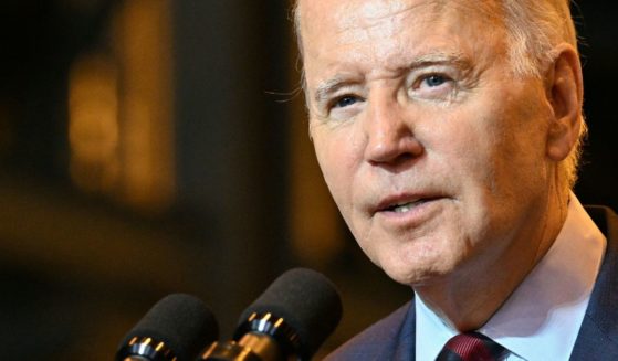 President Joe Biden speaks at the Philly Shipyard in Philadelphia on Thursday.