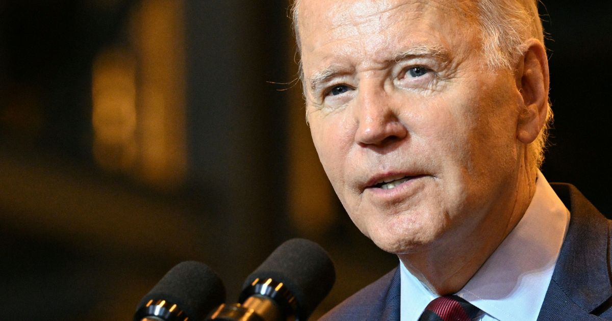 President Joe Biden speaks at the Philly Shipyard in Philadelphia on Thursday.