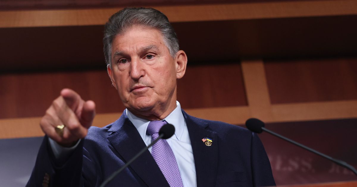 Democratic Sen. Joe Manchin of West Virginia speaks at a press conference at the U.S. Capitol in Washington, D.C., on Sept. 20, 2022.