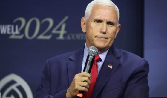 Former Vice President Mike Pence speaks at the Family Leadership Summit on July 14 in Des Moines, Iowa.