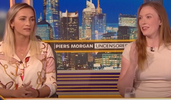 Feminist author Grace Blakeley, left, and self-proclaimed "anti-feminist" Pearl Davis, right, face off on "Piers Morgan Uncensored."