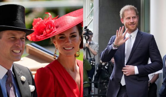 The Prince and Princess of Wales, left, have been warned that Harry, Duke of Sussex, could be a bad influence on their son, George, who is second in line for the British throne.