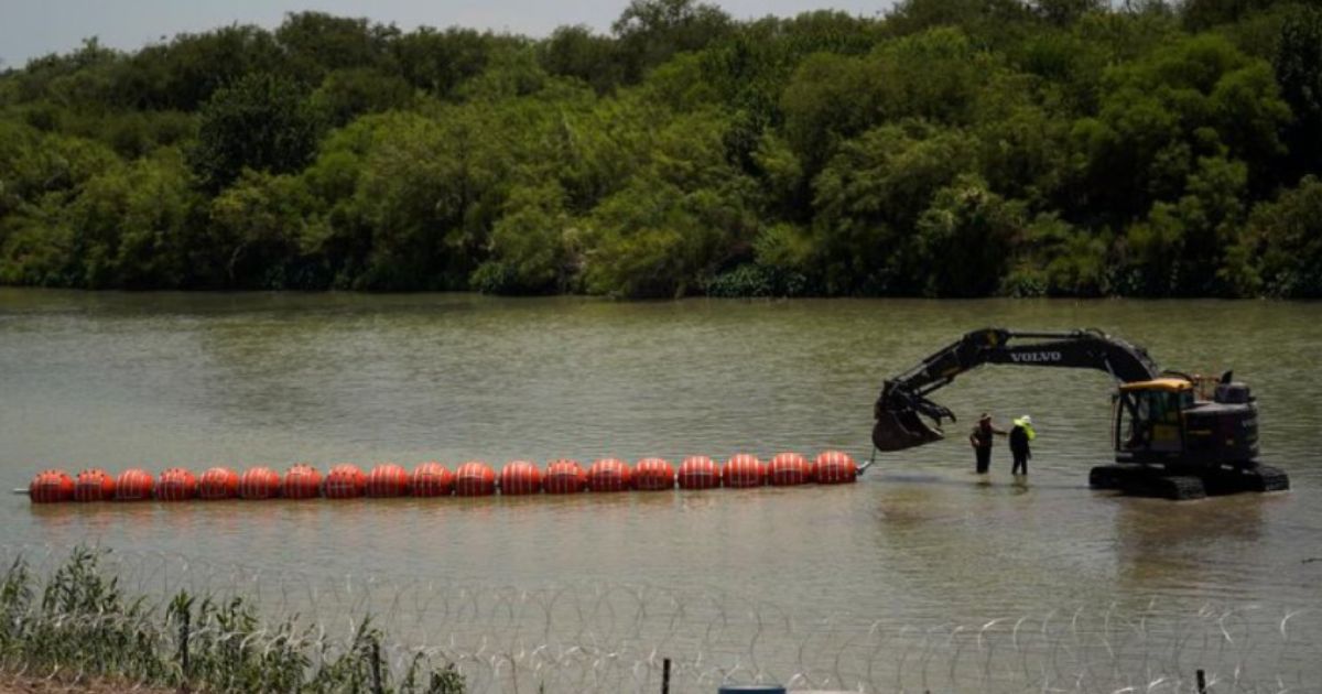 Beginning last week, Texas began deploying an orange floating barrier in the Rio Grande in an effort to prevent illegal immigrants from crossing the border.
