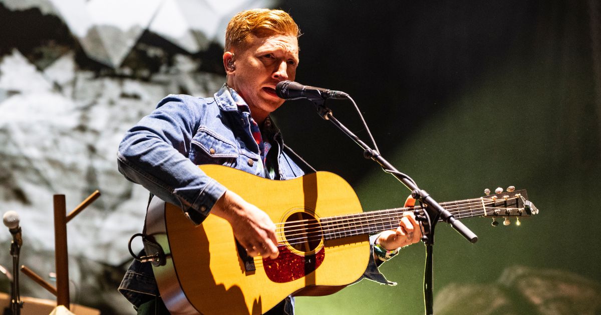 Tyler Childers performs during the Bonnaroo Music & Arts Festival in Manchester, Tennessee, on June 17.