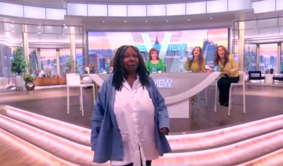 On Tuesday, "The View" co-host Whoopi Goldberg left the show's stage during a segment discussing country music singer Miranda Lambert and her recent controversy.